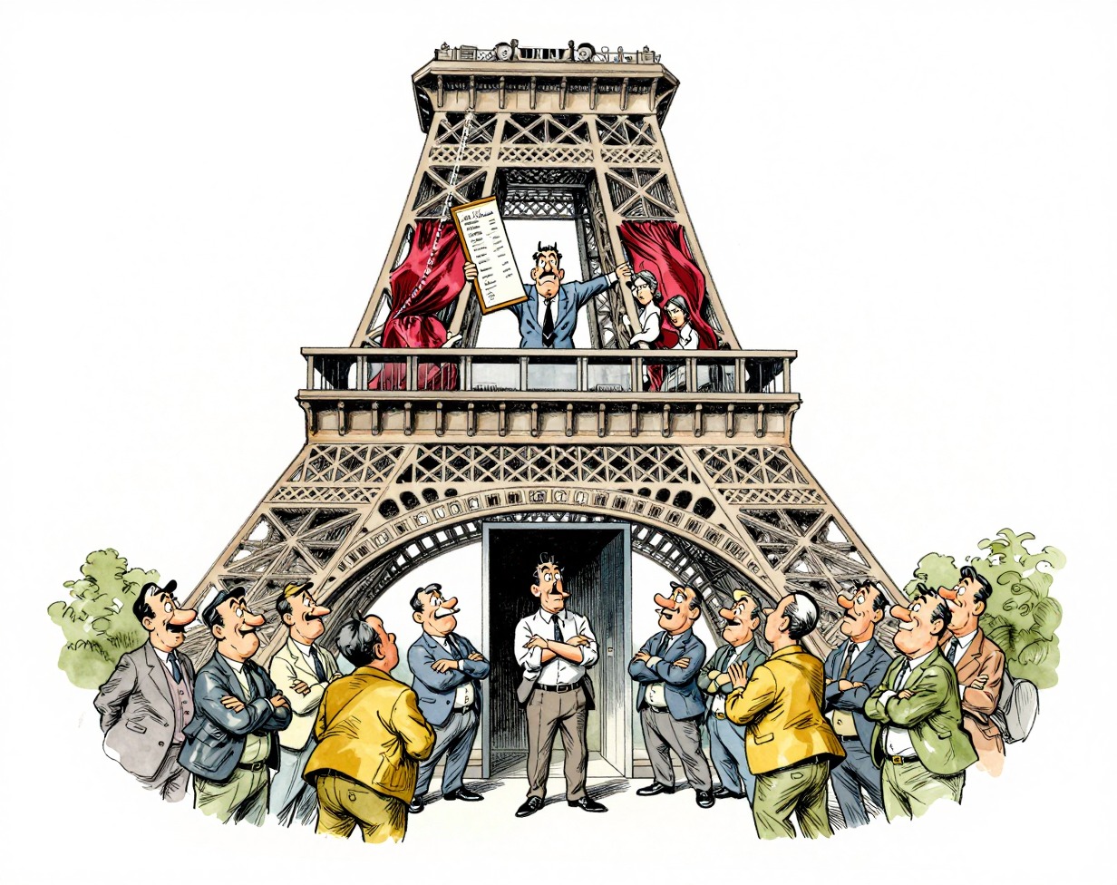 TOUR EIFFEL : PRIVATISÉE SAMEDI, FERMÉE LUNDI, LE PERSONNEL PRIÉ DE SE FAIRE DISCRET